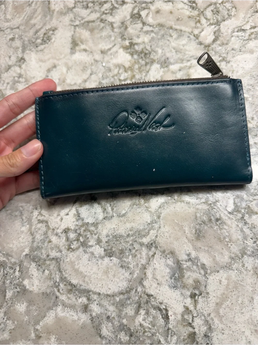 Patricia Nash Nazari wallet Green